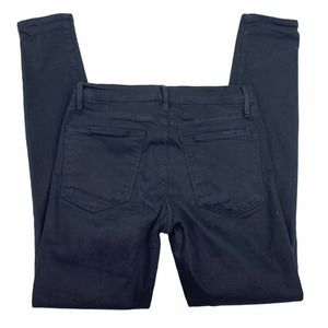 FRAME Womens Le High Skinny Slim Jeans Black Cotton Denim Dark Wash 5 Pocket 26